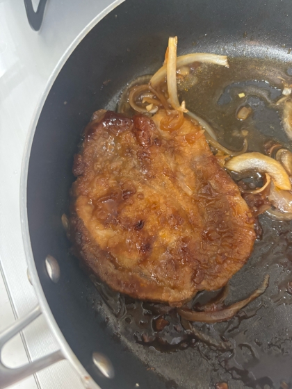 子供も大好きな　トンテキ