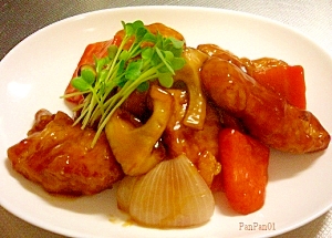 がっつり酢豚(豚もも肉Ver)