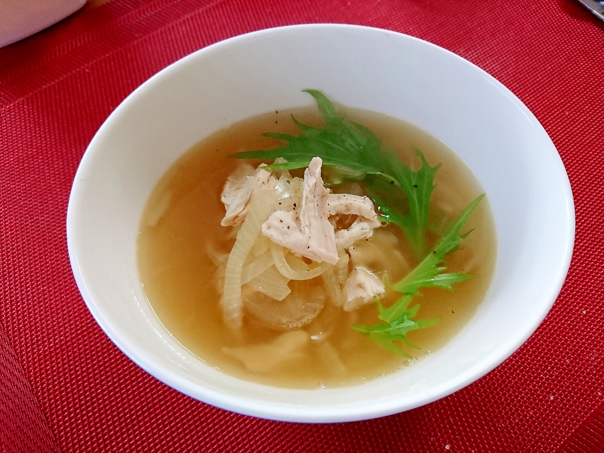 チキン生姜スープ