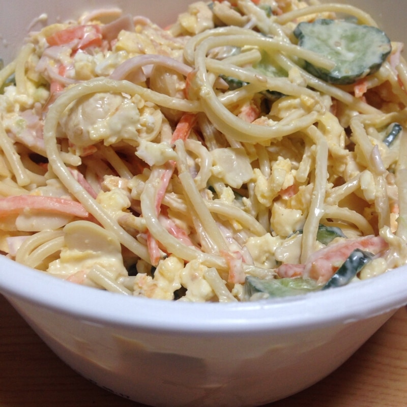 健康大豆入り☆スパゲティサラダ(*^^*) レシピ・作り方 by xmickyx