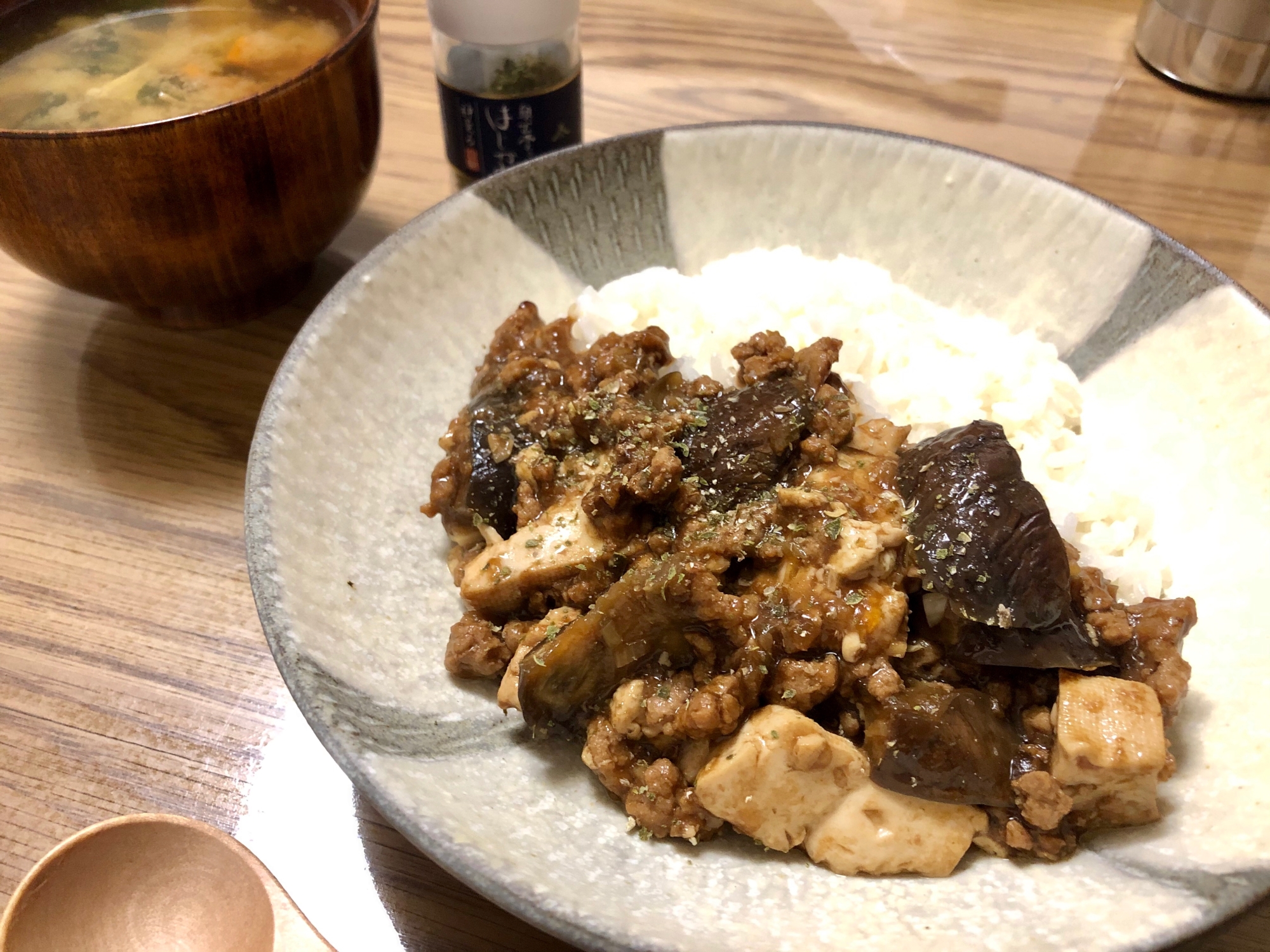 豆板醤なし！麻婆茄子豆腐