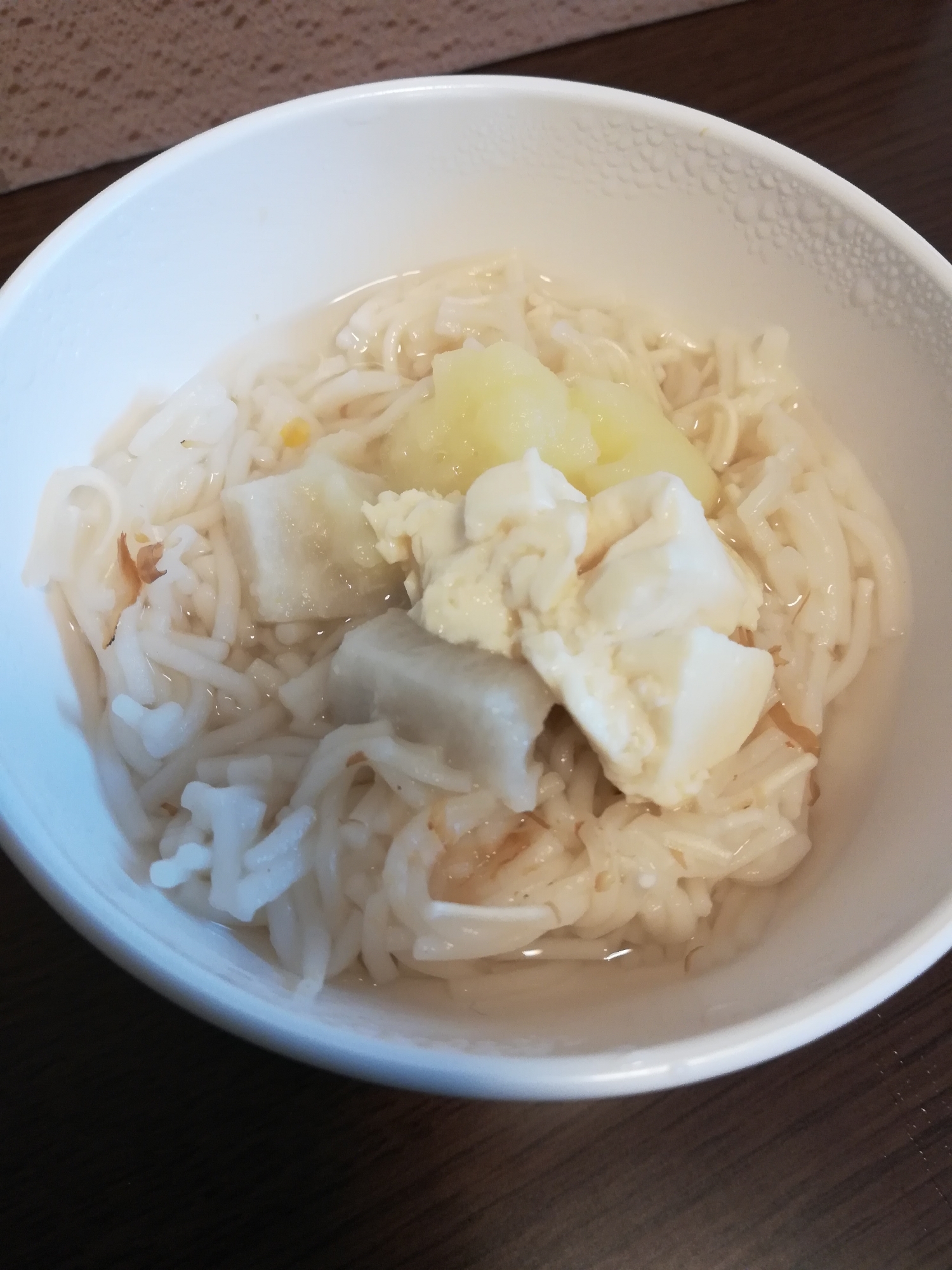 離乳食★ダブル芋と豆腐のそうめん