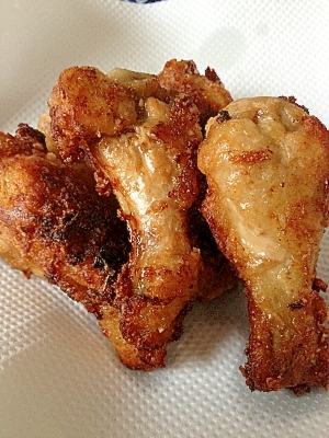 ちょっと一手間☆手羽元の蒸し唐揚げ