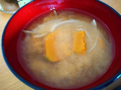南瓜と玉ねぎのお味噌汁