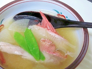 料亭風の汁物☆ 「金目鯛アラ汁」