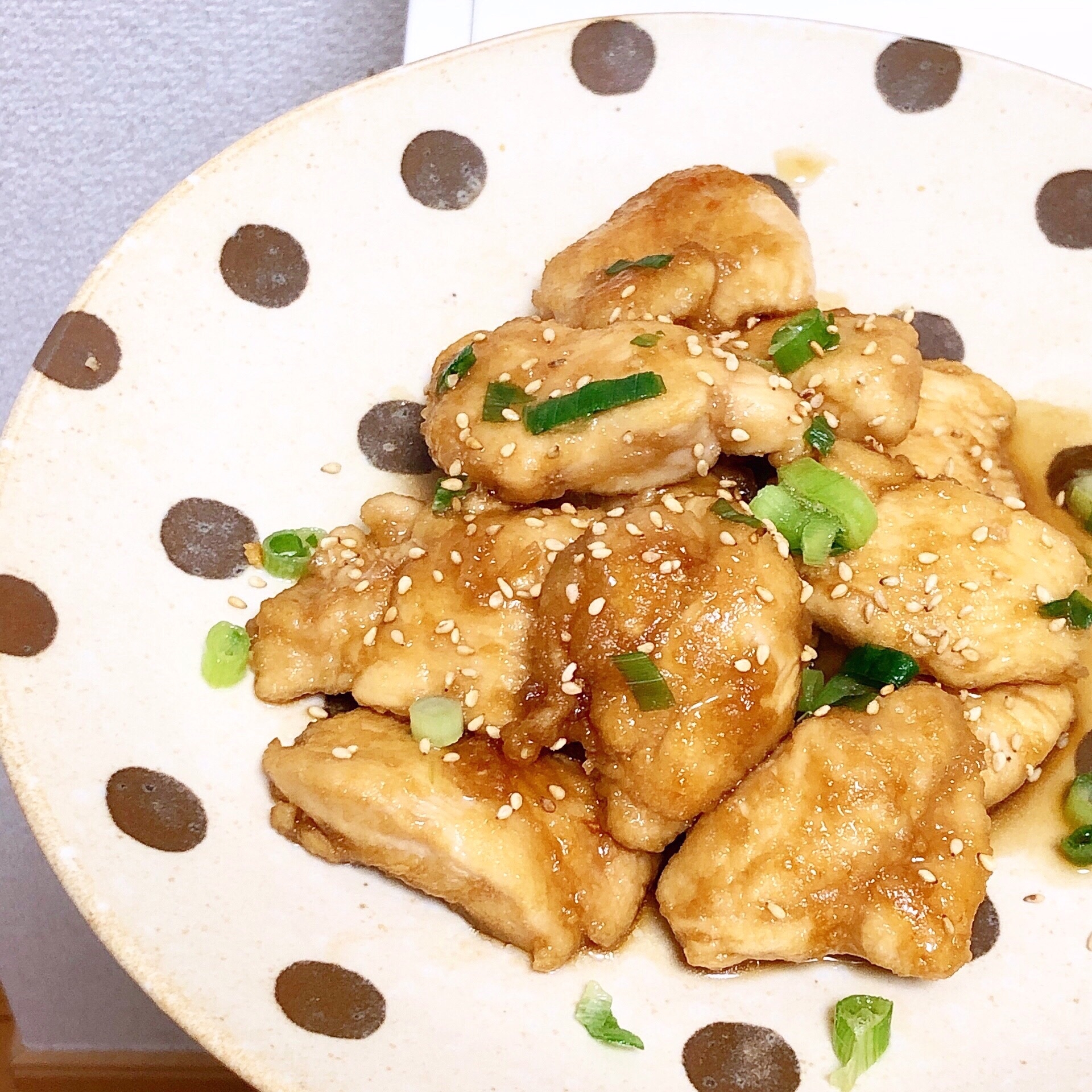 しっとり柔らか♡鶏むね肉のポン酢煮