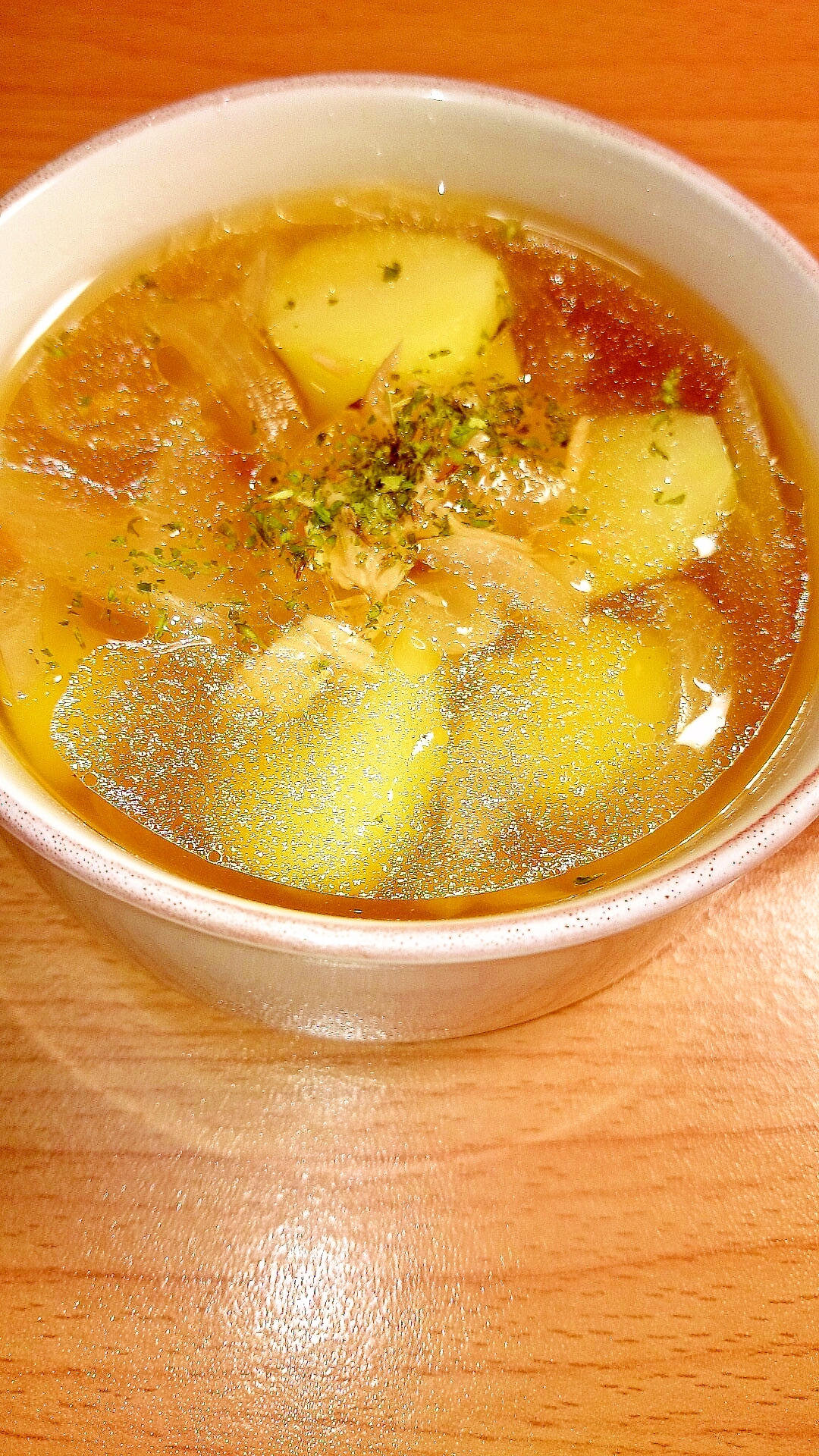 ツナ缶で簡単！ほくほくジャガイモのスープ