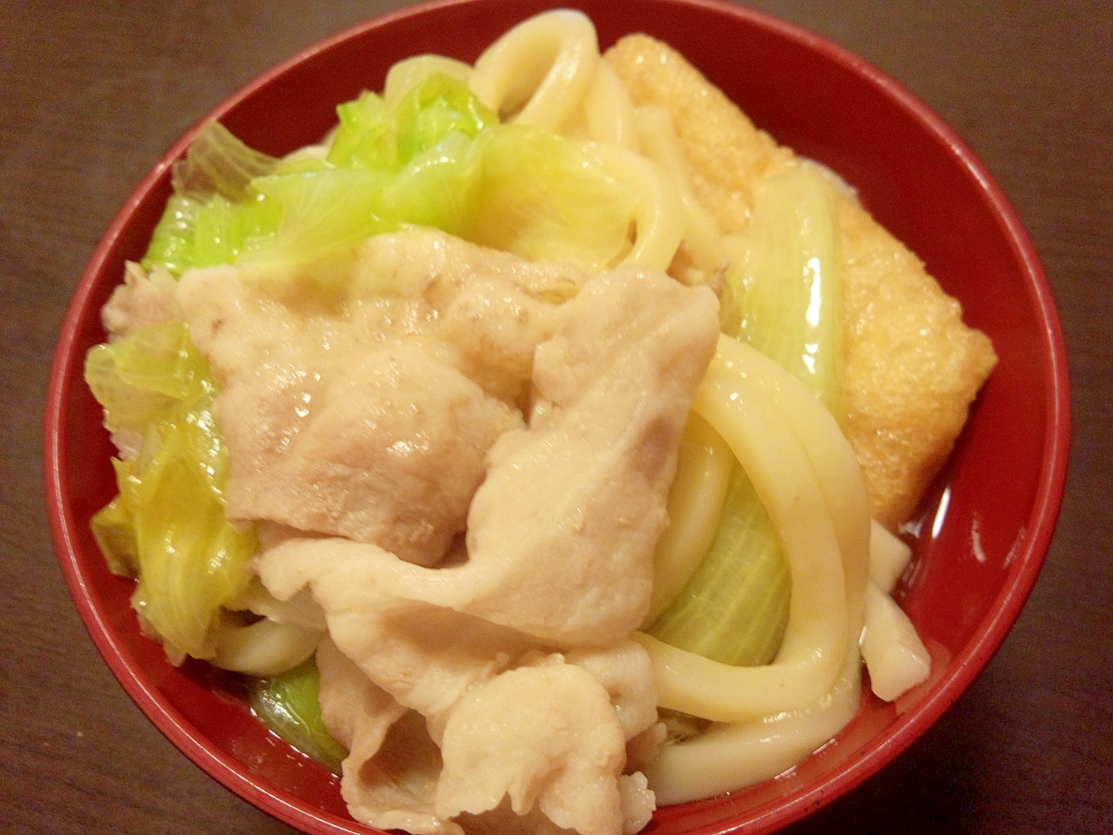 しゃきしゃき♪レタスいっぱいうどん☆