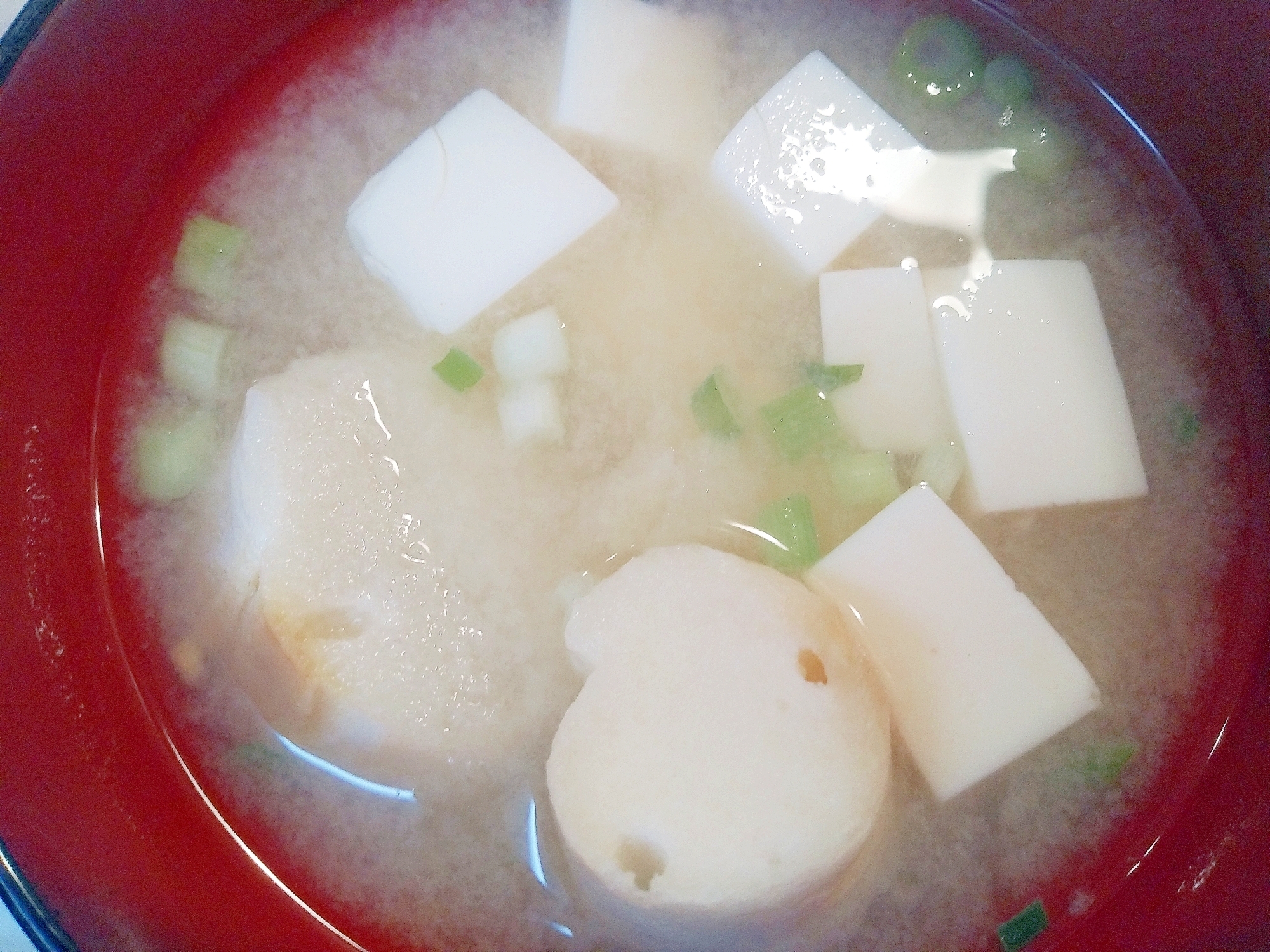 豆腐と麩の味噌汁☆