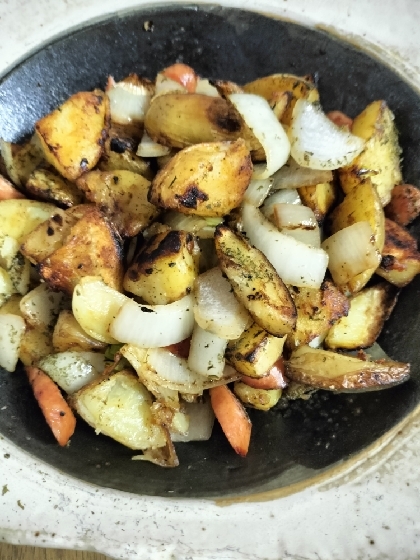 ポテトをカリッとさせたくて少し焦がしましたが、とても美味しく食べました。