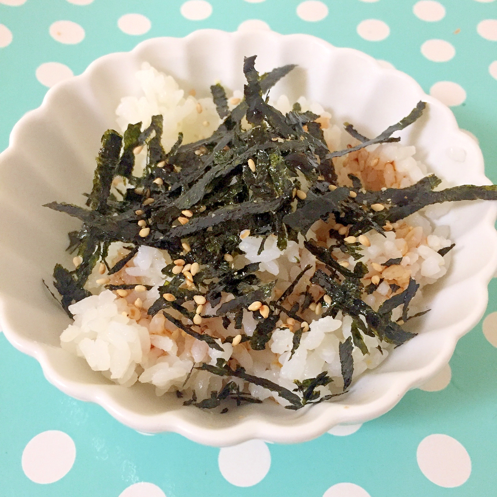 海苔ごまバターご飯☆