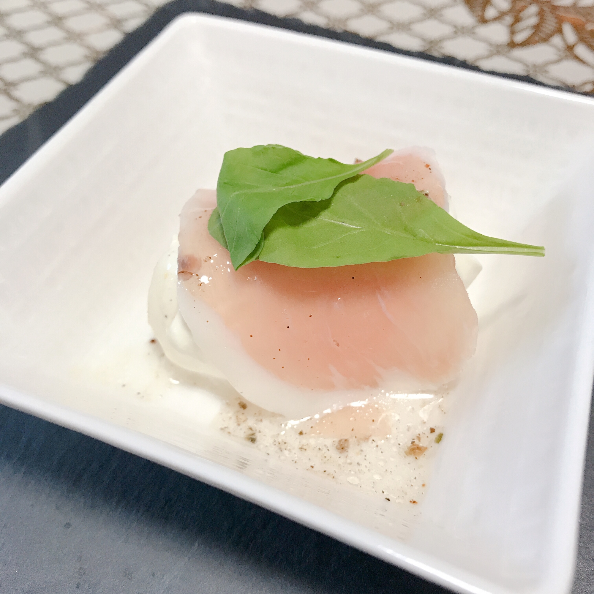 簡単!オシャレ!生ハムとマルカルポーネの前菜