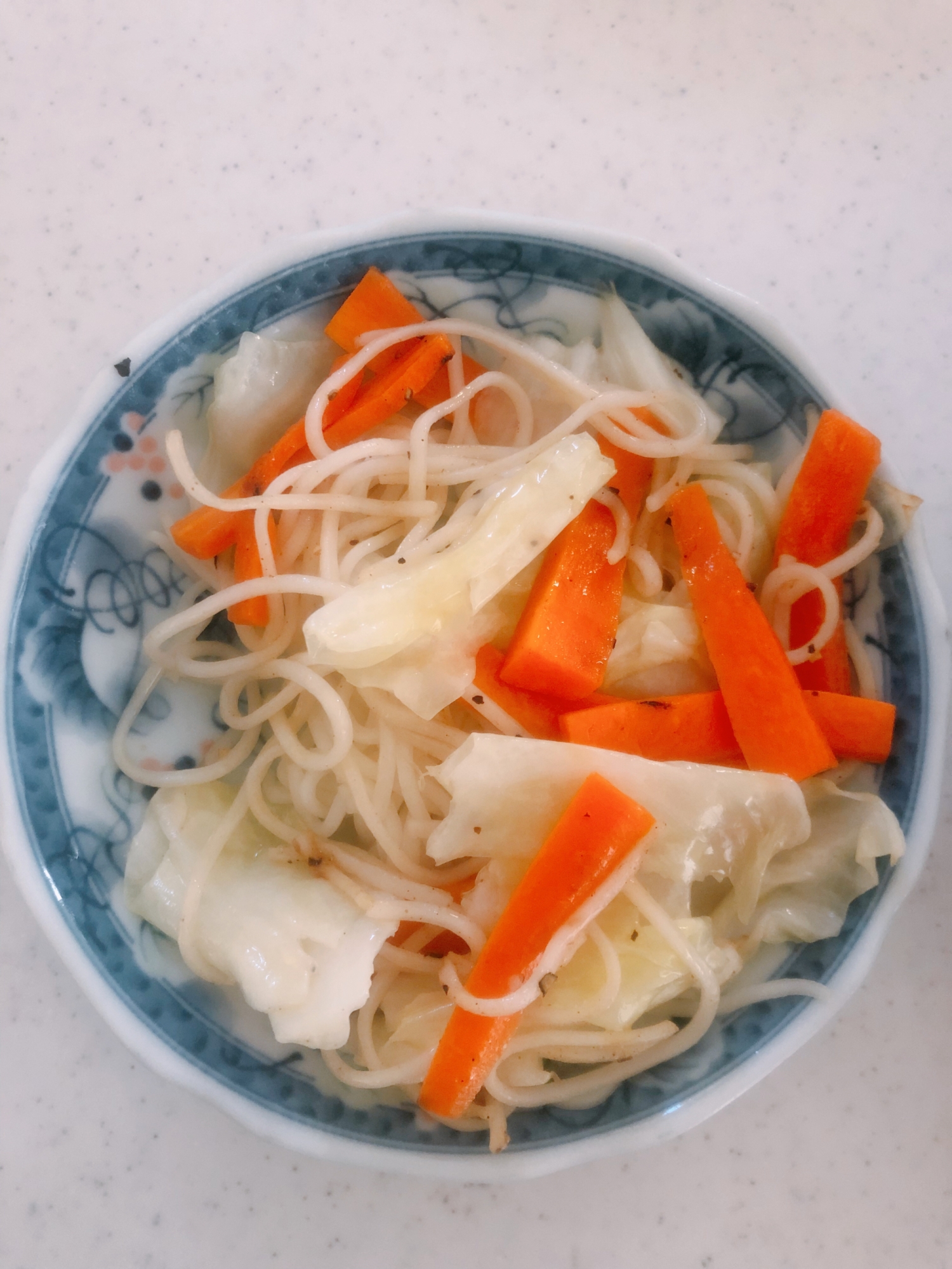 そうめん和風野菜炒め