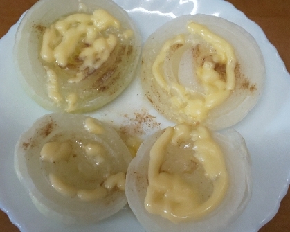 新玉ねぎのマヨステーキ