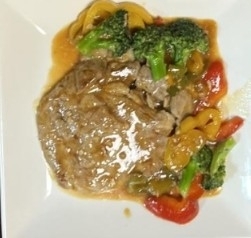 豚ロースのオイスターステーキ
