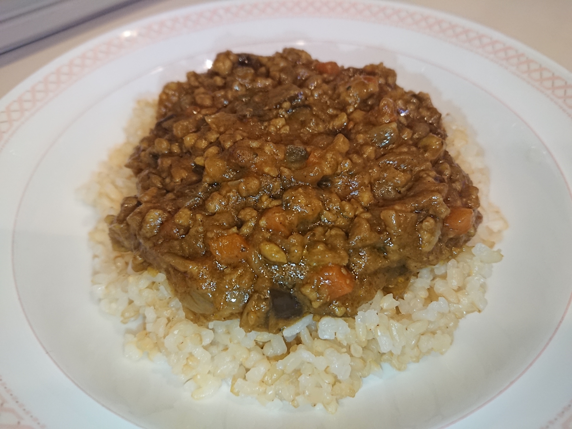 キーマカレー(バーモントカレー使用)