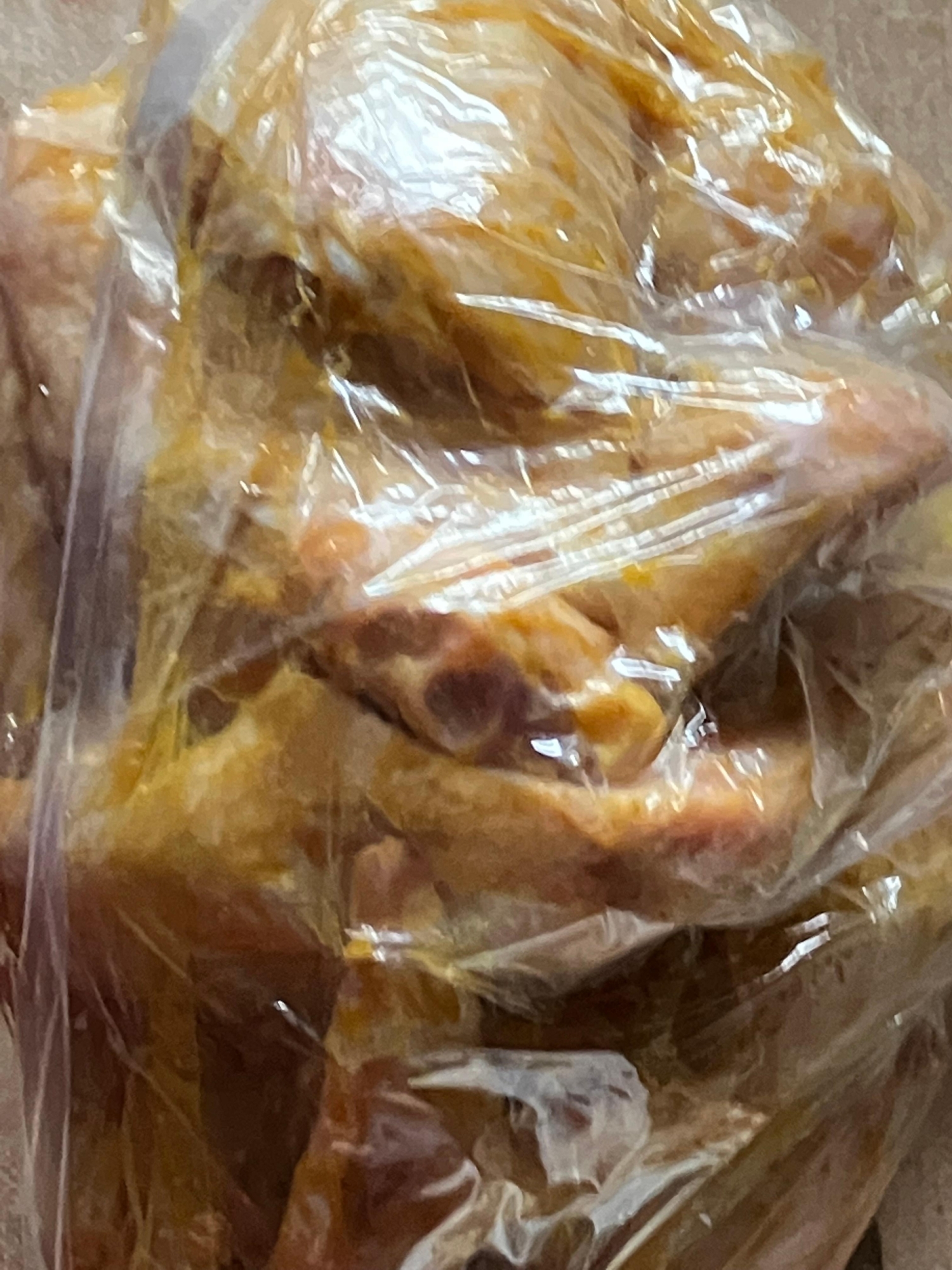 カレー粉醤油で鶏手羽先の冷凍保存