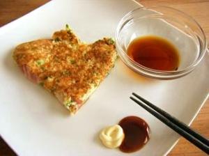 山芋でふんわ～り☆　お好み焼き風