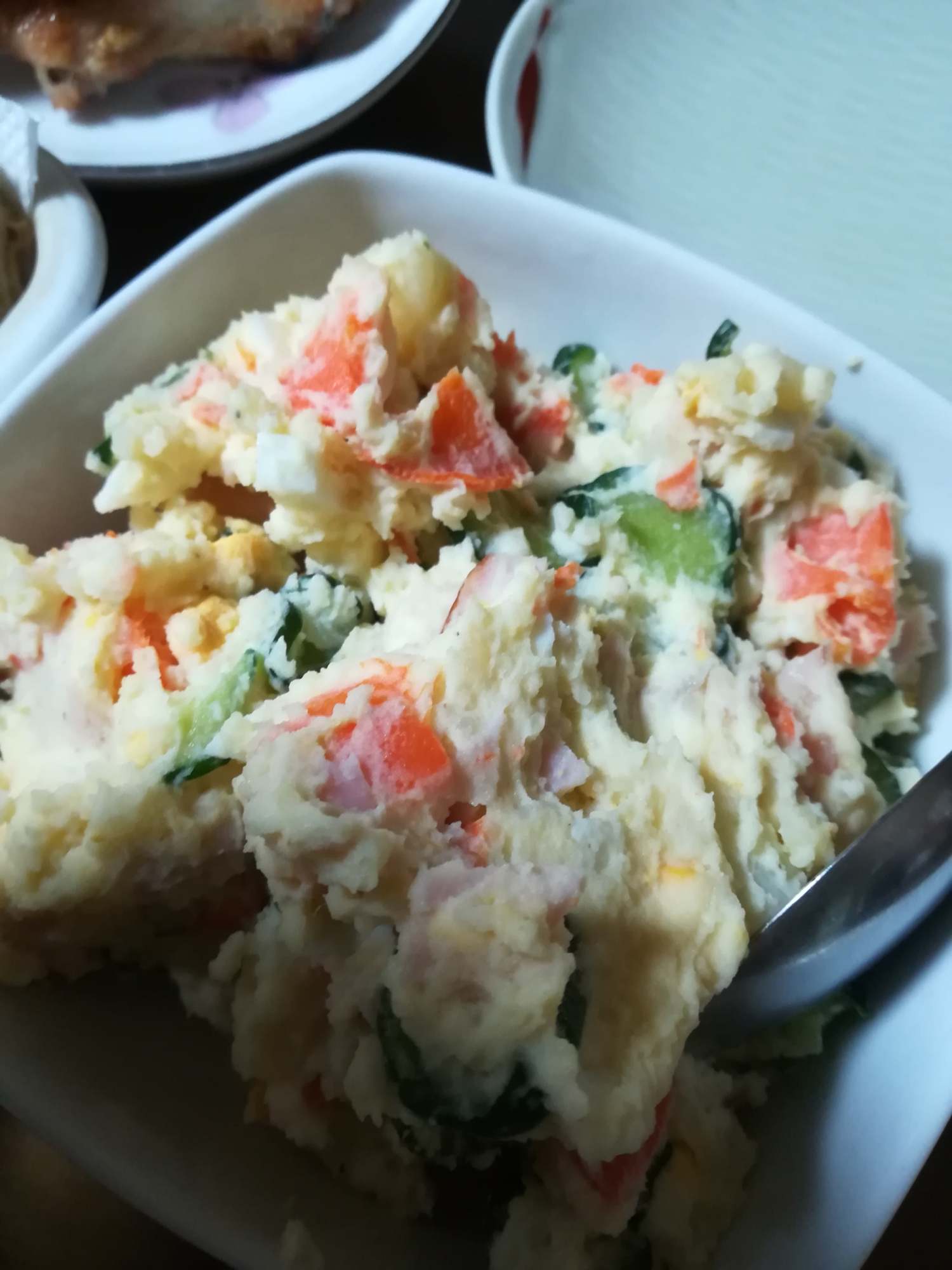 母の味 野菜たっぷりのポテトサラダ レシピ 作り方 By Momiji Mama 楽天レシピ 母の味 野菜たっぷりのポテトサラダ レシピ 作り方 By Momiji Mama 楽天レシピ