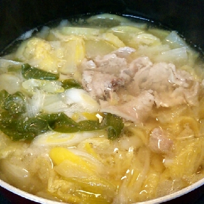 こんなに美味しいスープのお鍋が家庭で簡単に作れるなんて♬お野菜がたっぷり食べられました！ごちそう様ですー★