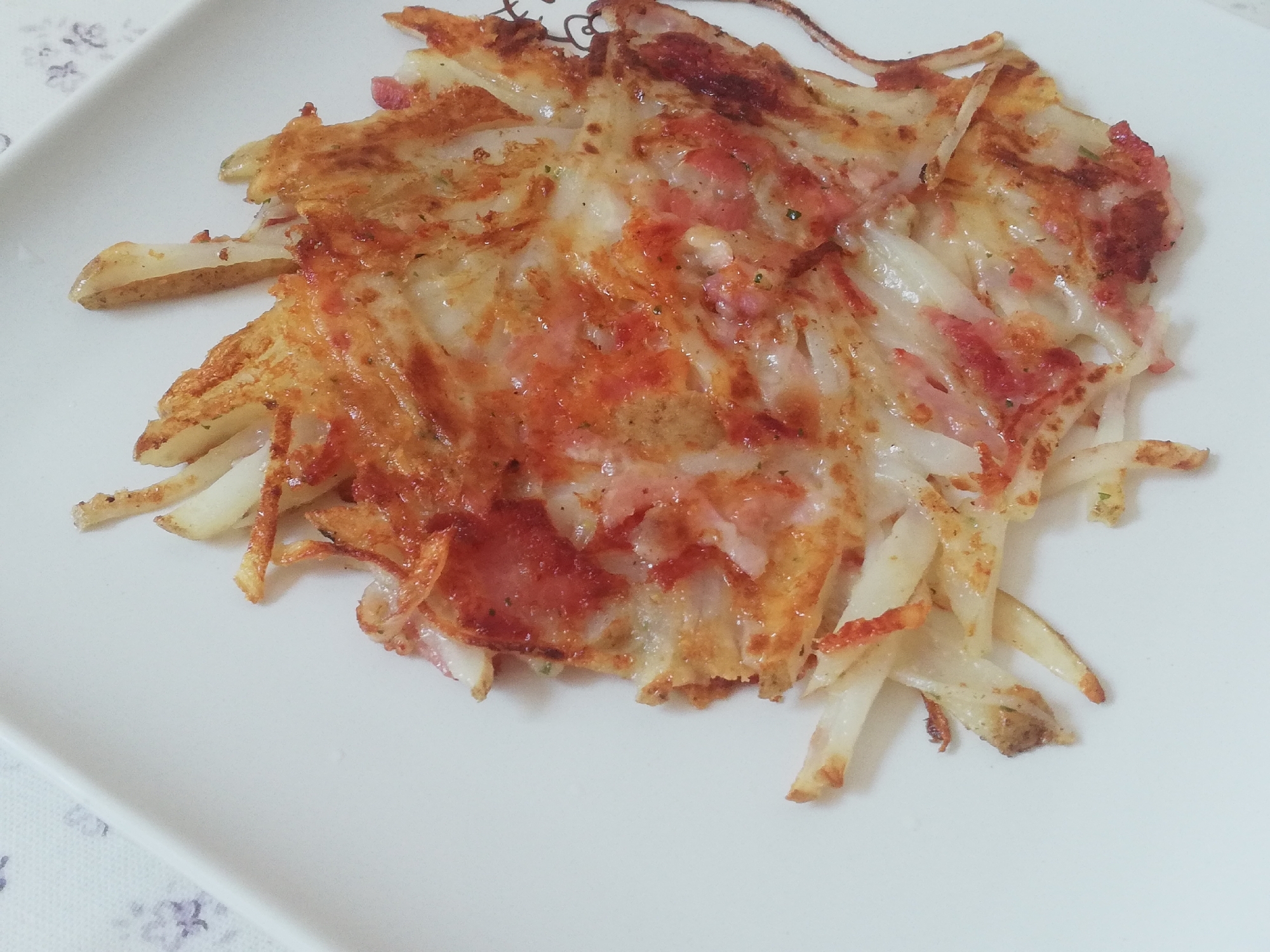 簡単 サクとろ ハムとチーズのじゃがいもガレット レシピ 作り方 By かっぺ4217 楽天レシピ