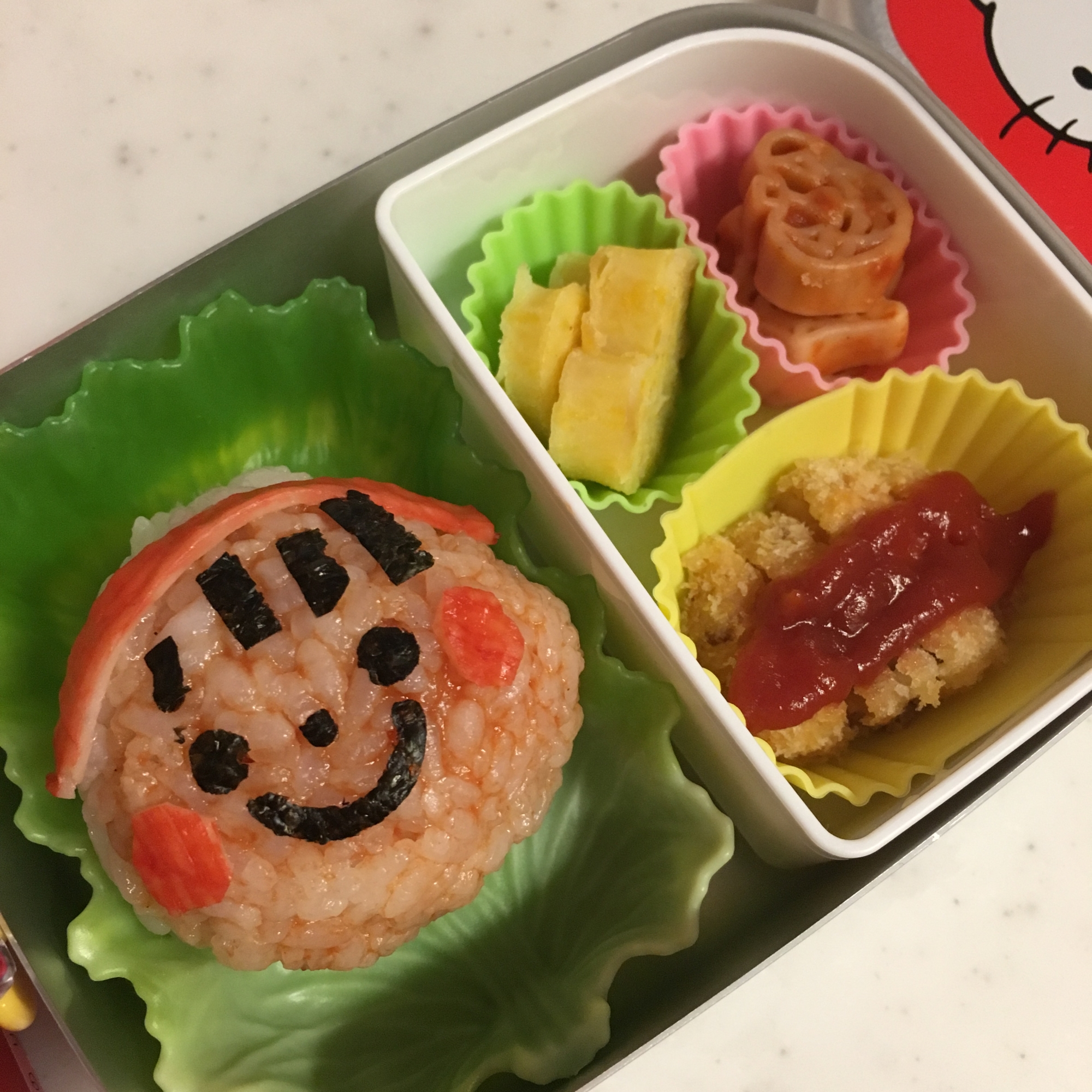 幼稚園 お弁当 可愛いごはん ぽぽちゃん