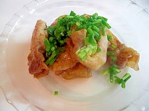 豚肉の味噌わさび