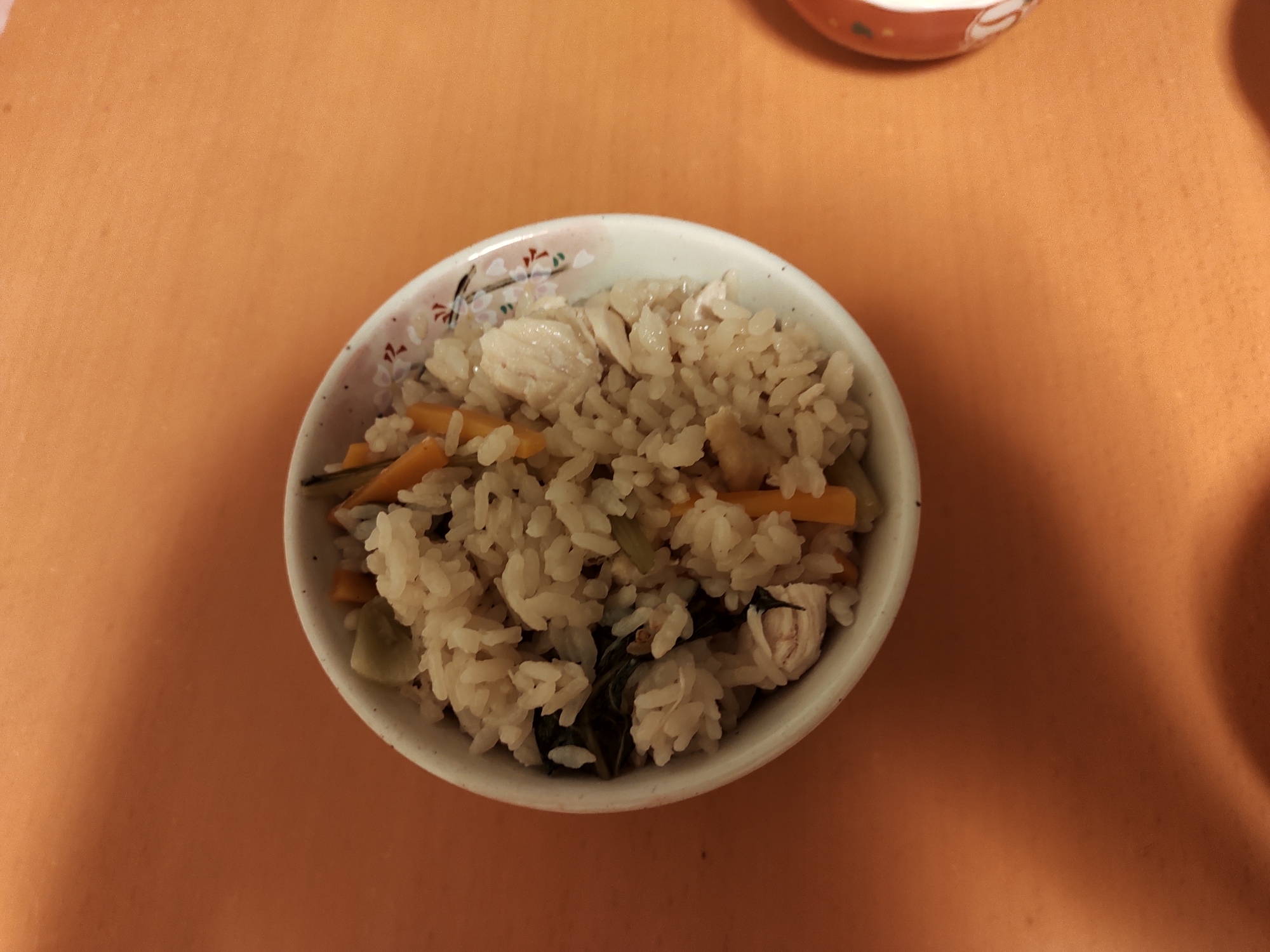 ささみの炊き込みご飯