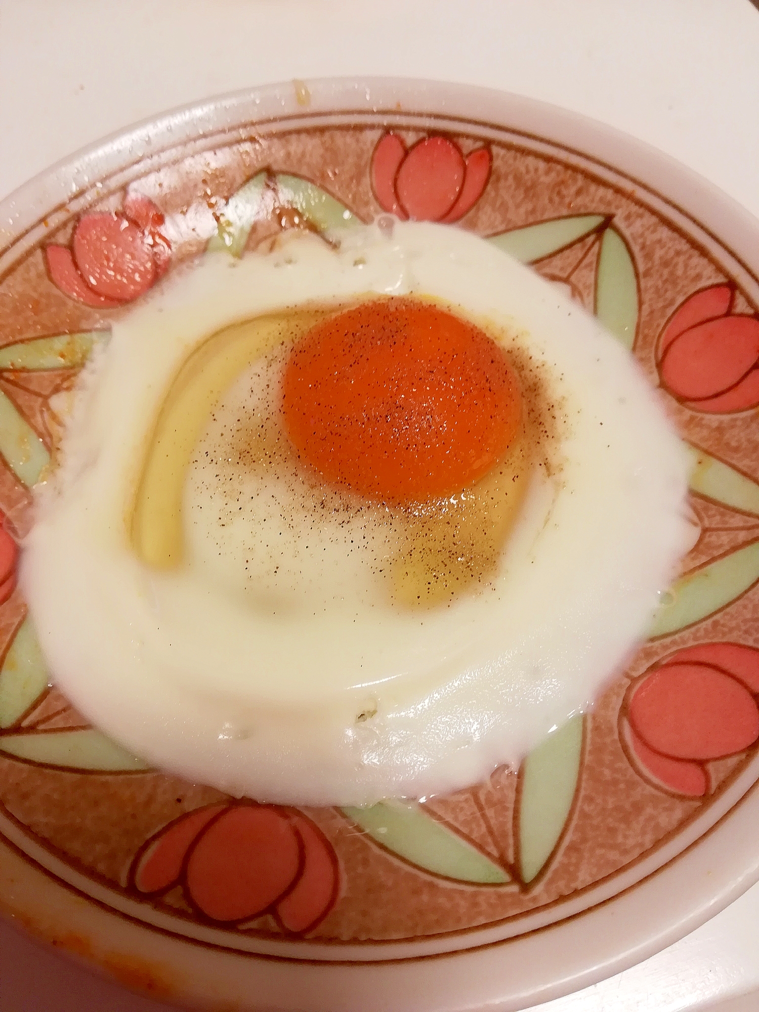 目玉焼き レンジ