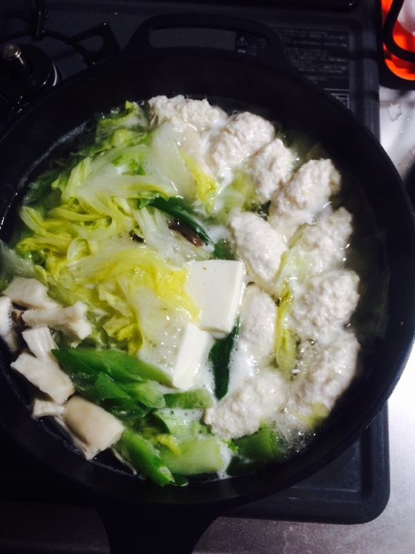 豆腐でふわふわ 鶏団子鍋 レシピ 作り方 By Yochi814 楽天レシピ
