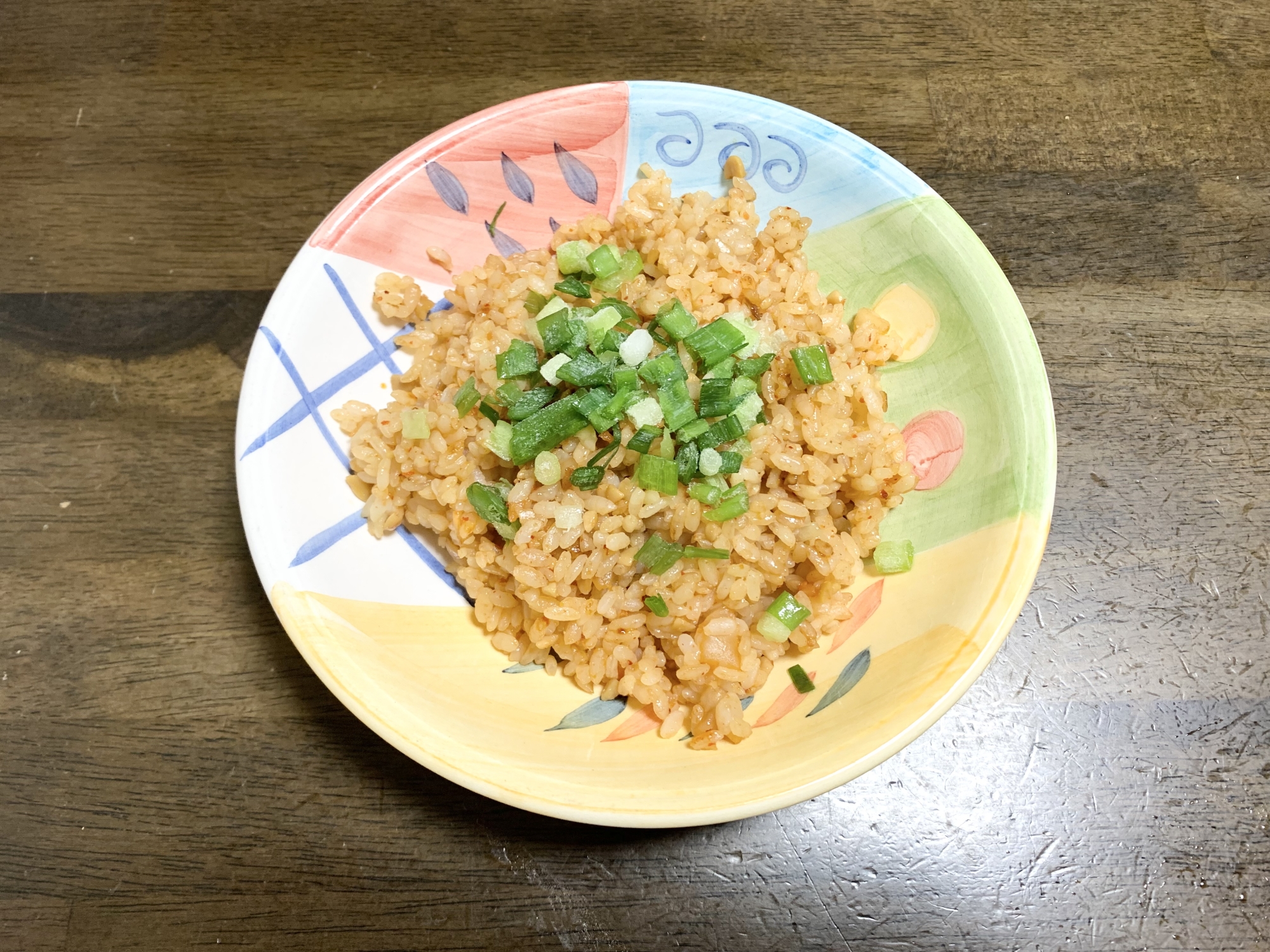 簡単レシピ　ランチレシピ　納豆キムチチャーハン