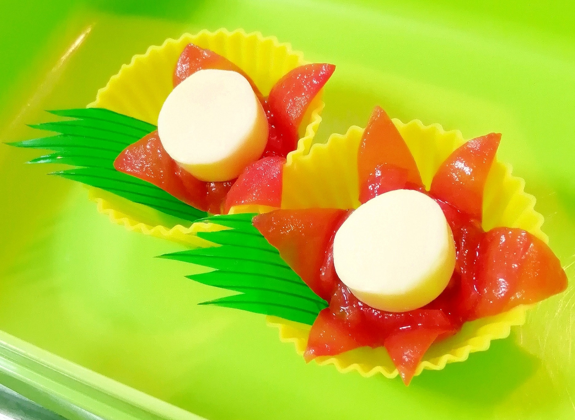 ミニトマトとキャンディーチーズで お花飾り レシピ 作り方 By Kikiれしぴ 楽天レシピ