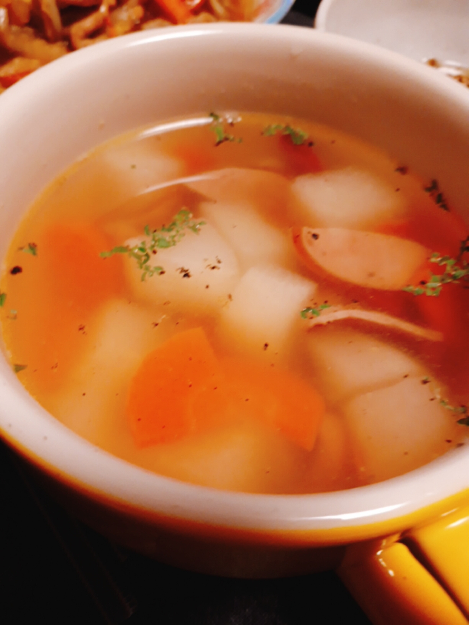 かぶの中華スープ