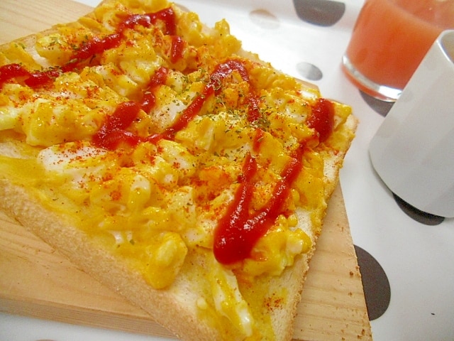喫茶店モーニングの定番 エッグトースト レシピ・作り方 by ミスチバス