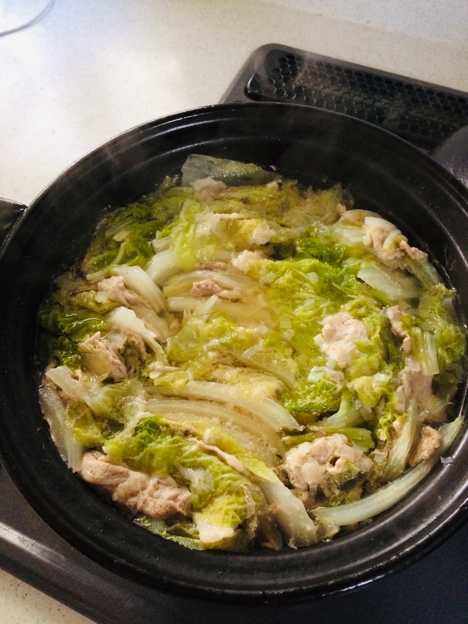 子供も大好き 豚肉と白菜の和風鍋 レシピ 作り方 By Pon0655 楽天レシピ