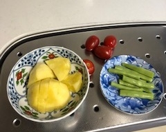 じゃが芋 いんげん ミニトマトの炒め物 レシピ 作り方 By 2727椿 楽天レシピ