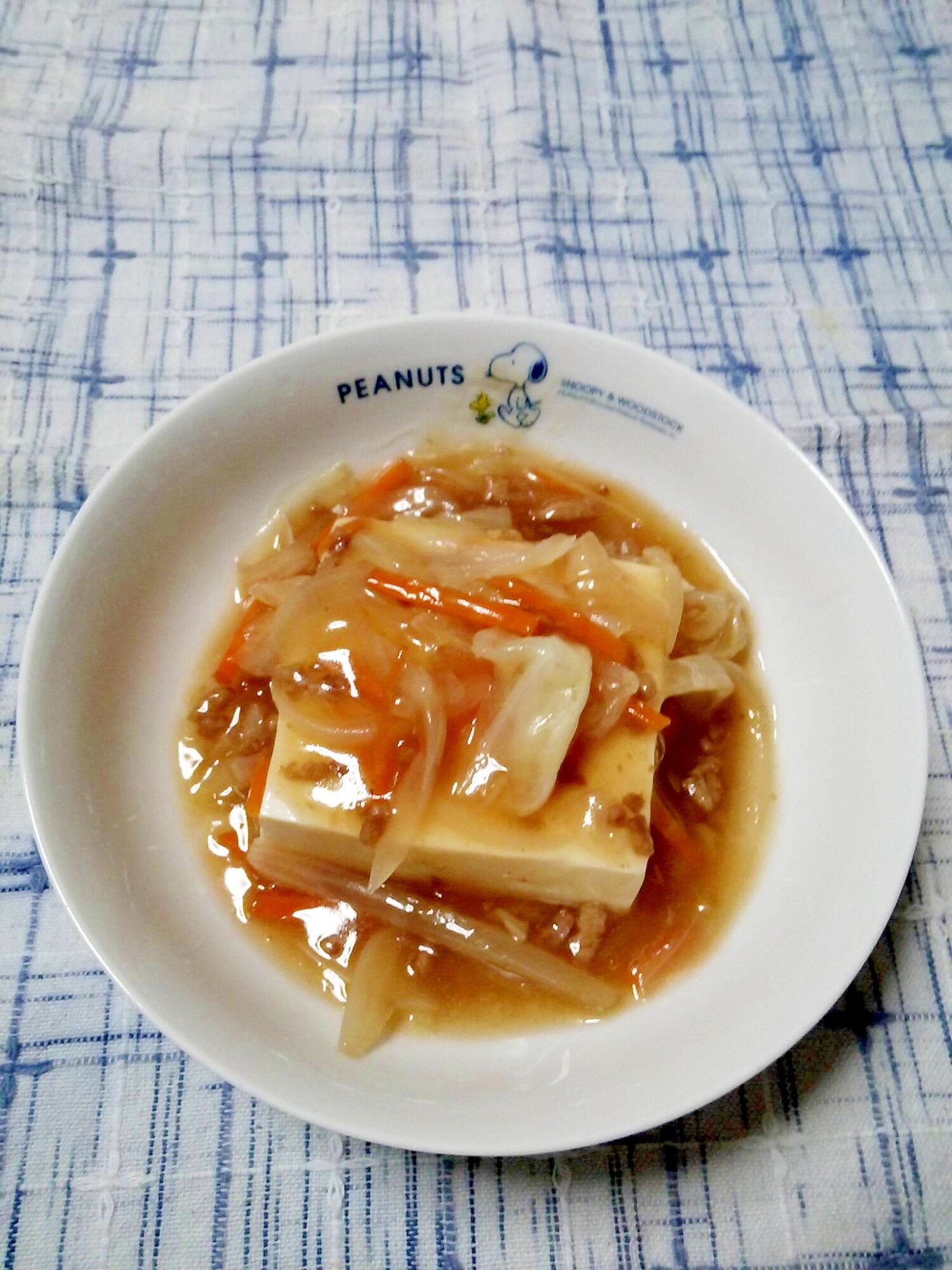 ☆そぼろ野菜あんかけ豆腐☆ レシピ・作り方 by ティア＆アスラン