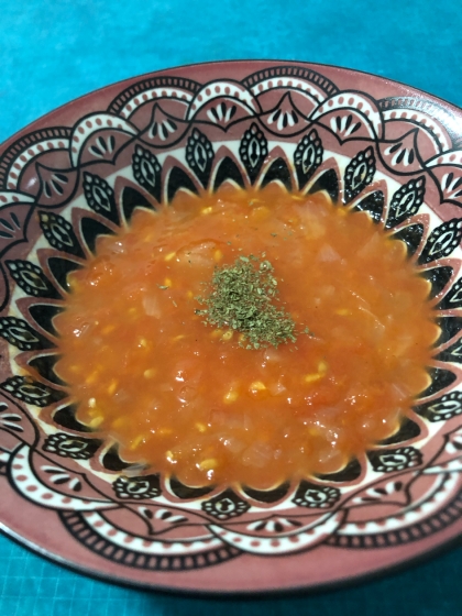 毎日摂りたいトマト★レンジで冷凍トマトのスープ