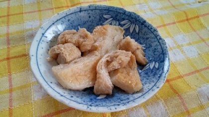 笹かまぼこと油揚げの煮物