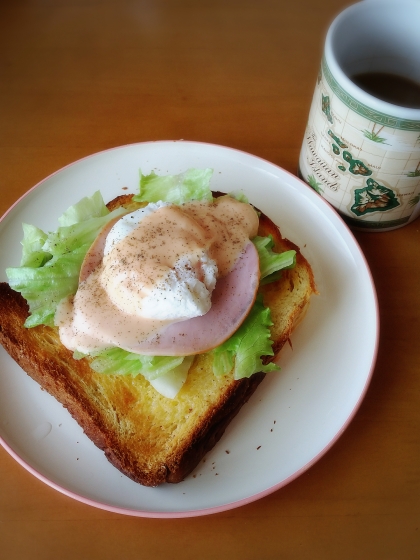 朝食に頂きました♪
一手間かけて朝から気分が上がりますね！笑
ごちそうさまでした～☆