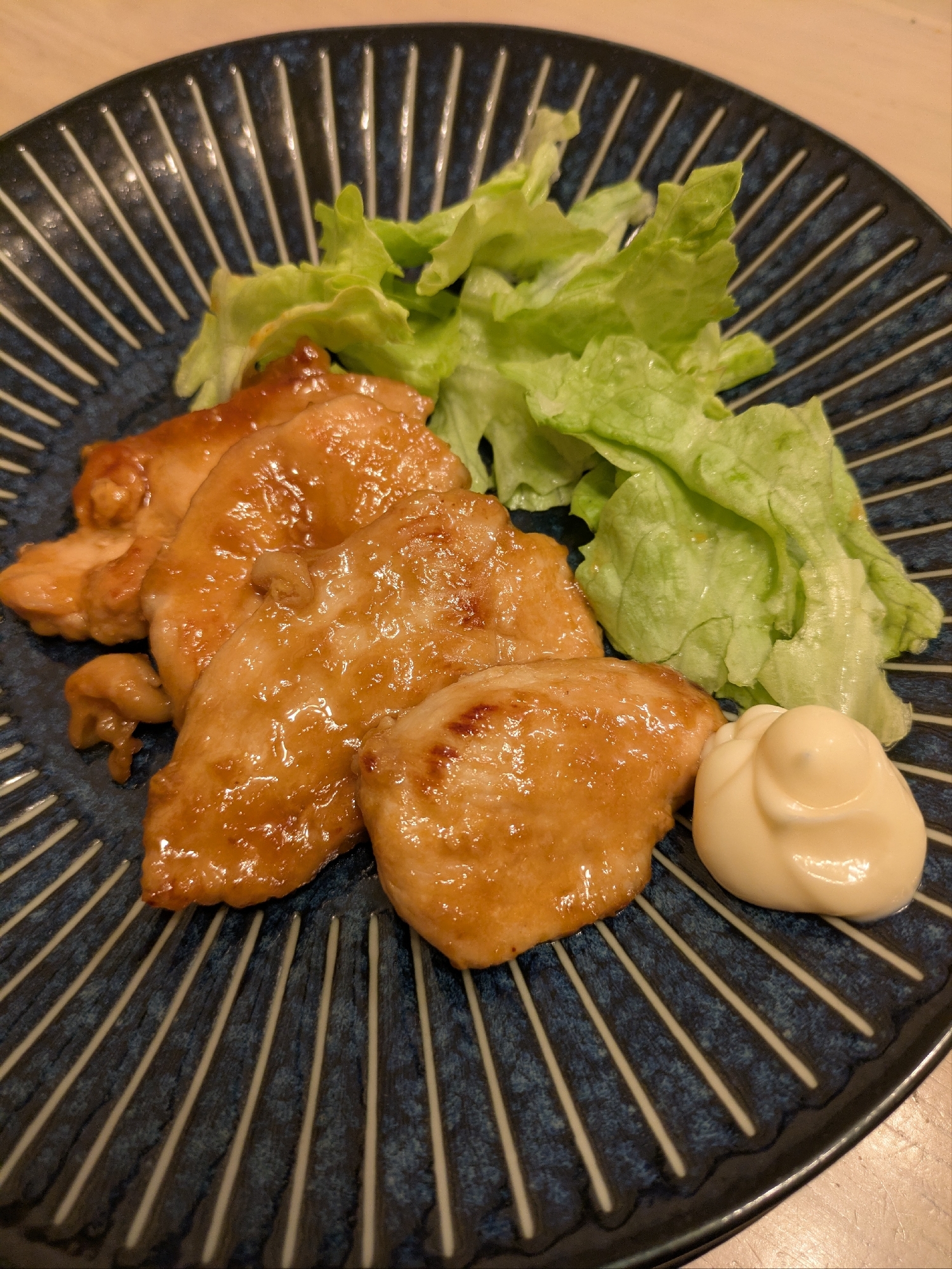 鶏むね肉の生姜焼き