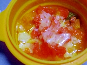 離乳食後期ё洋風トマトとカボチャのスープ