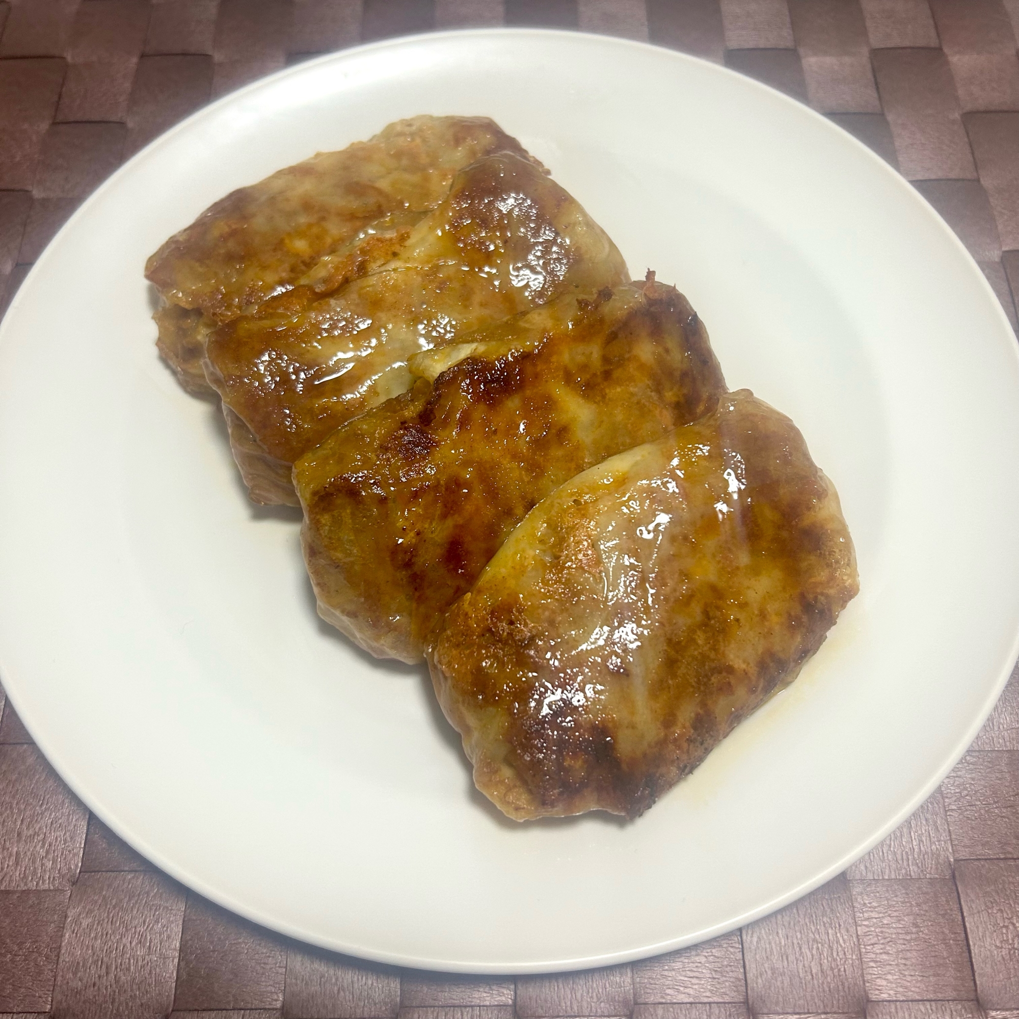 【おつまみに】キャベツとツナのライスペーパー焼き