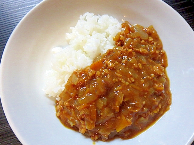 簡単キーマカレー