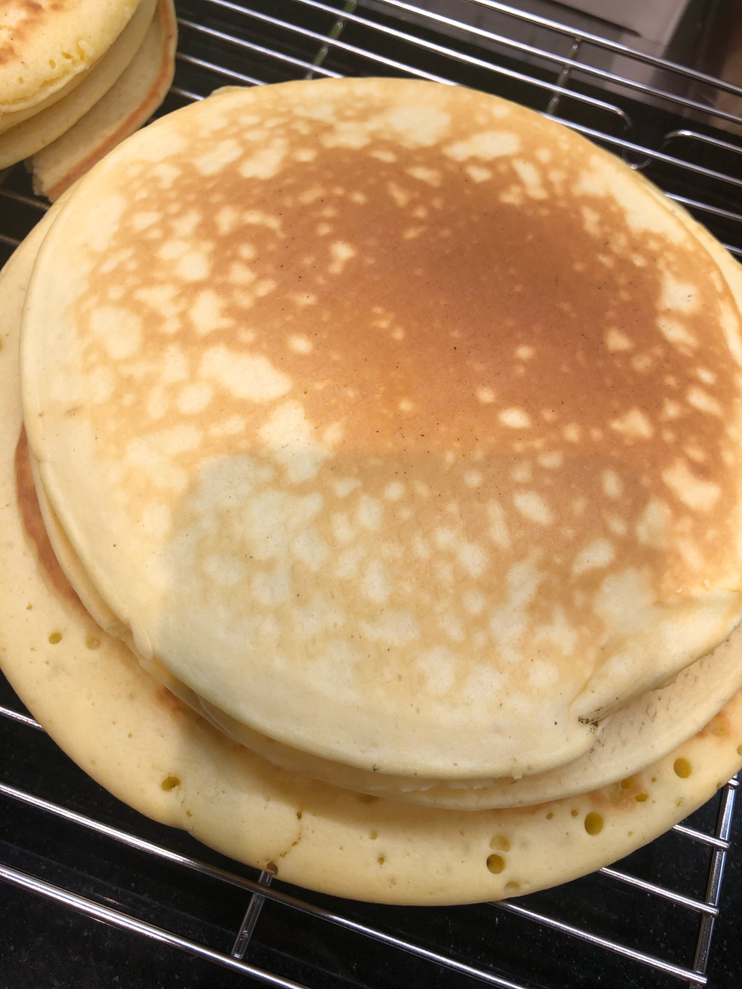 ホットケーキミックスを使わないホットケーキ