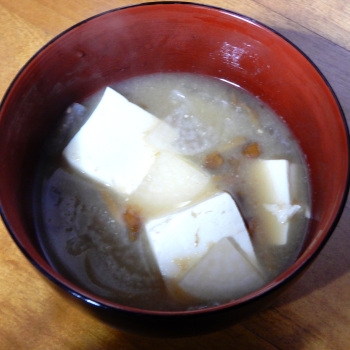 大根と豆腐のお味噌汁