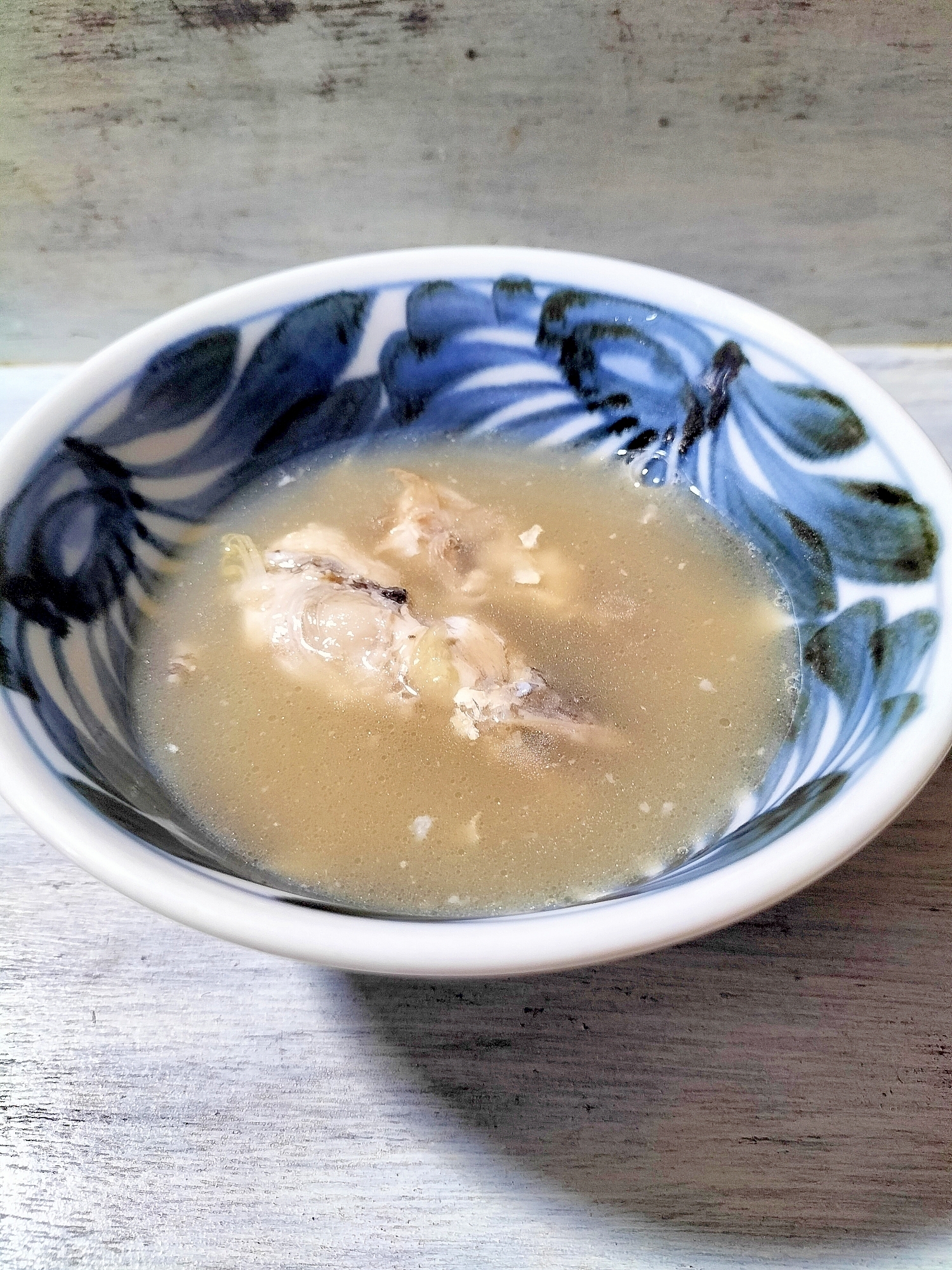 穴子のあら（頭）のお味噌汁