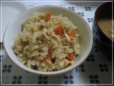 金山寺味噌で簡単♪炊き込みご飯