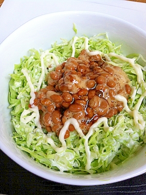 納豆キャベツ丼 レシピ 作り方 By Mico0732 楽天レシピ