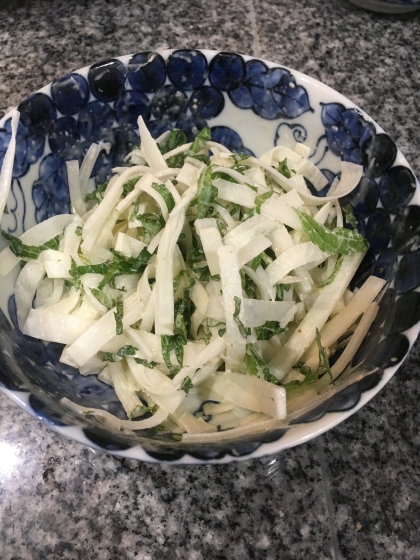 大根のマヨ大葉サラダ レシピ 作り方 By Leopoo 楽天レシピ